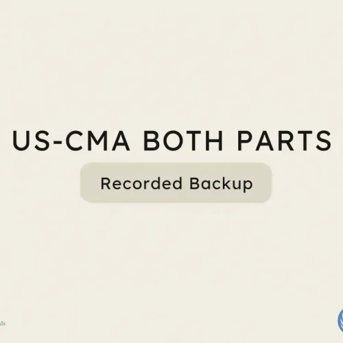 US-CMA Both Parts recorded (best us-cma coaching)